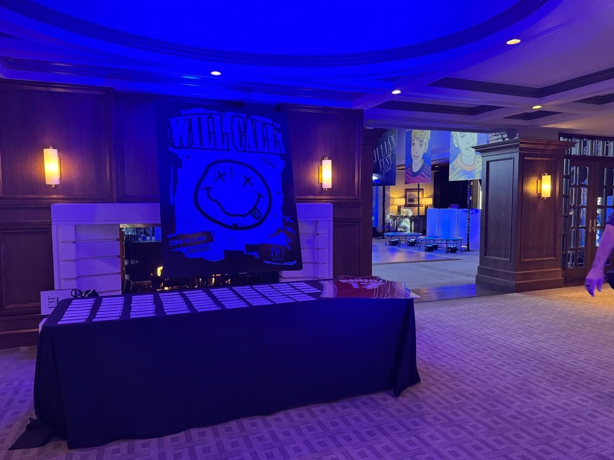 Bar Mitzvah placecard display