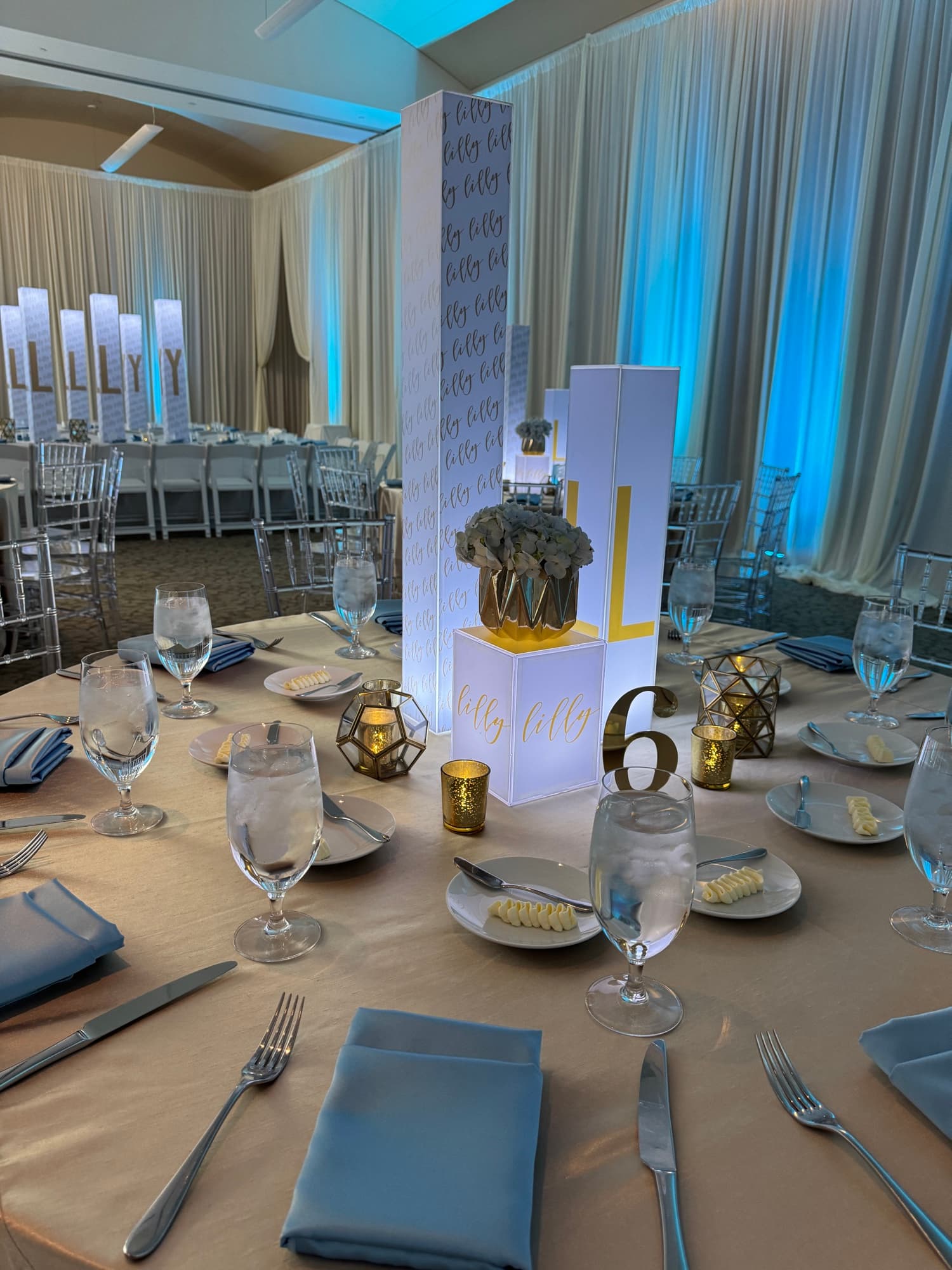 Bat Mitzvah centerpiece