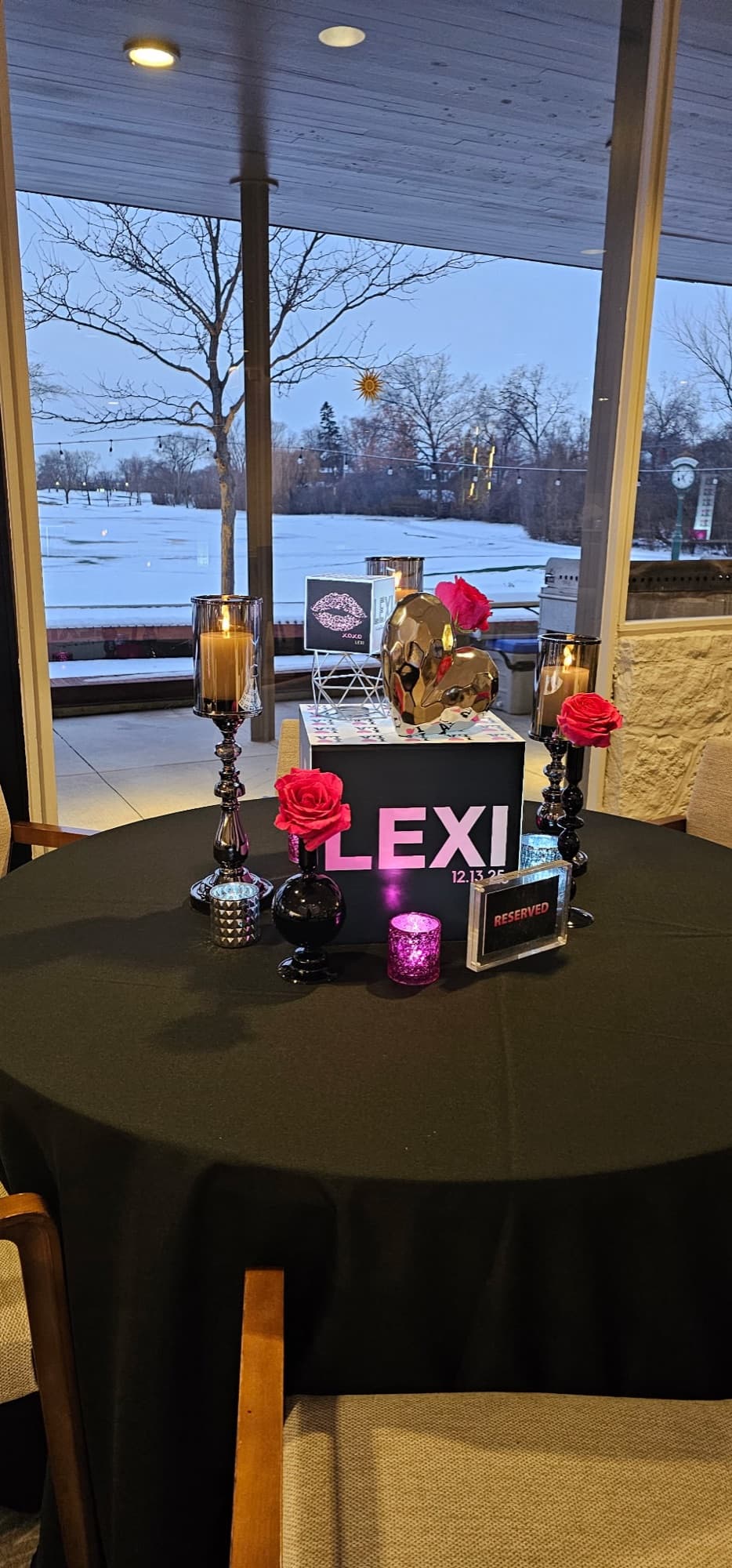 Bat Mitzvah centerpiece